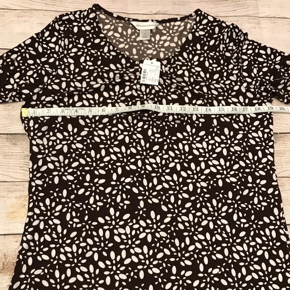 NWT Christopher & Banks 3/4 Sleeve Blouse Size M - Picture 7 of 7